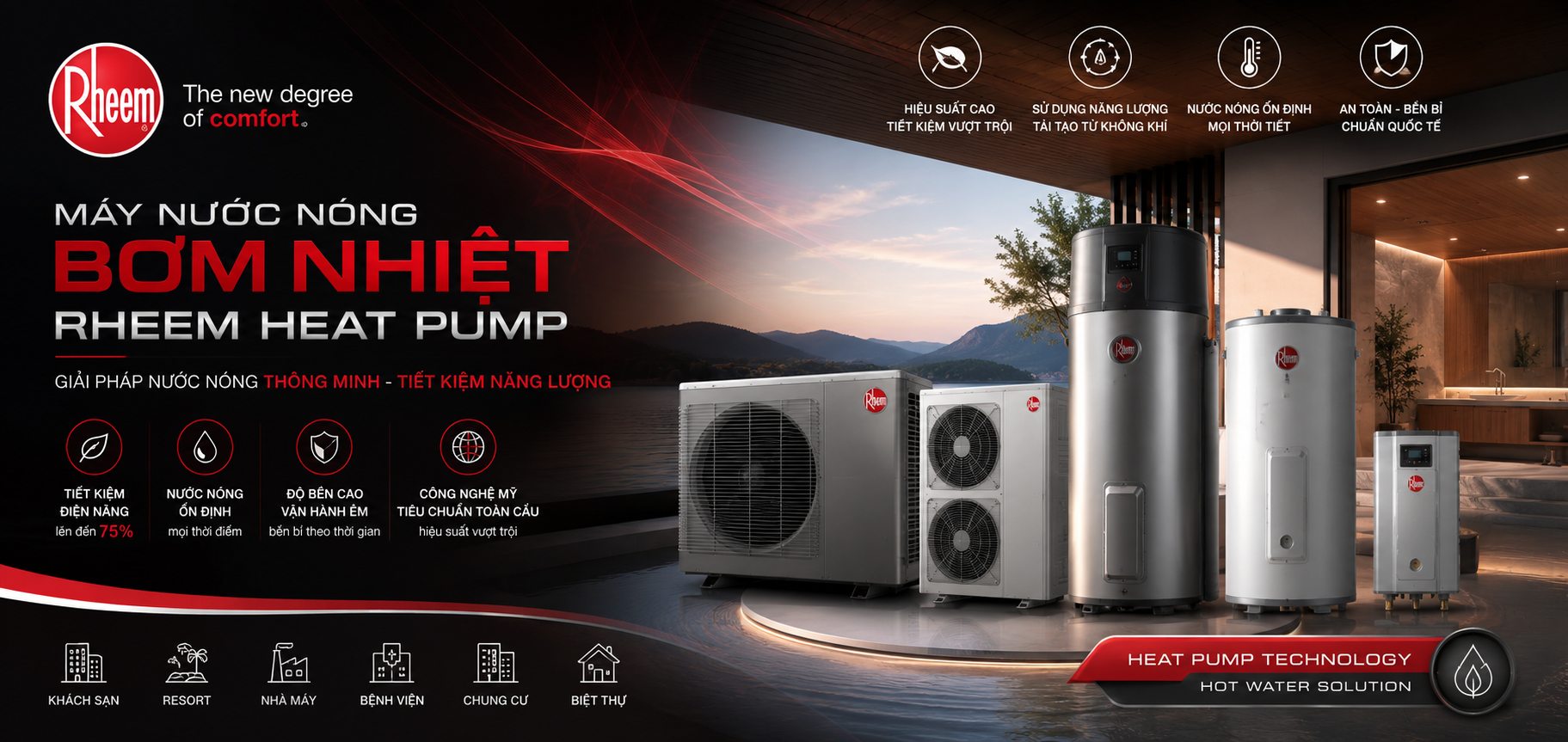 BƠM NHIỆT RHEEM
